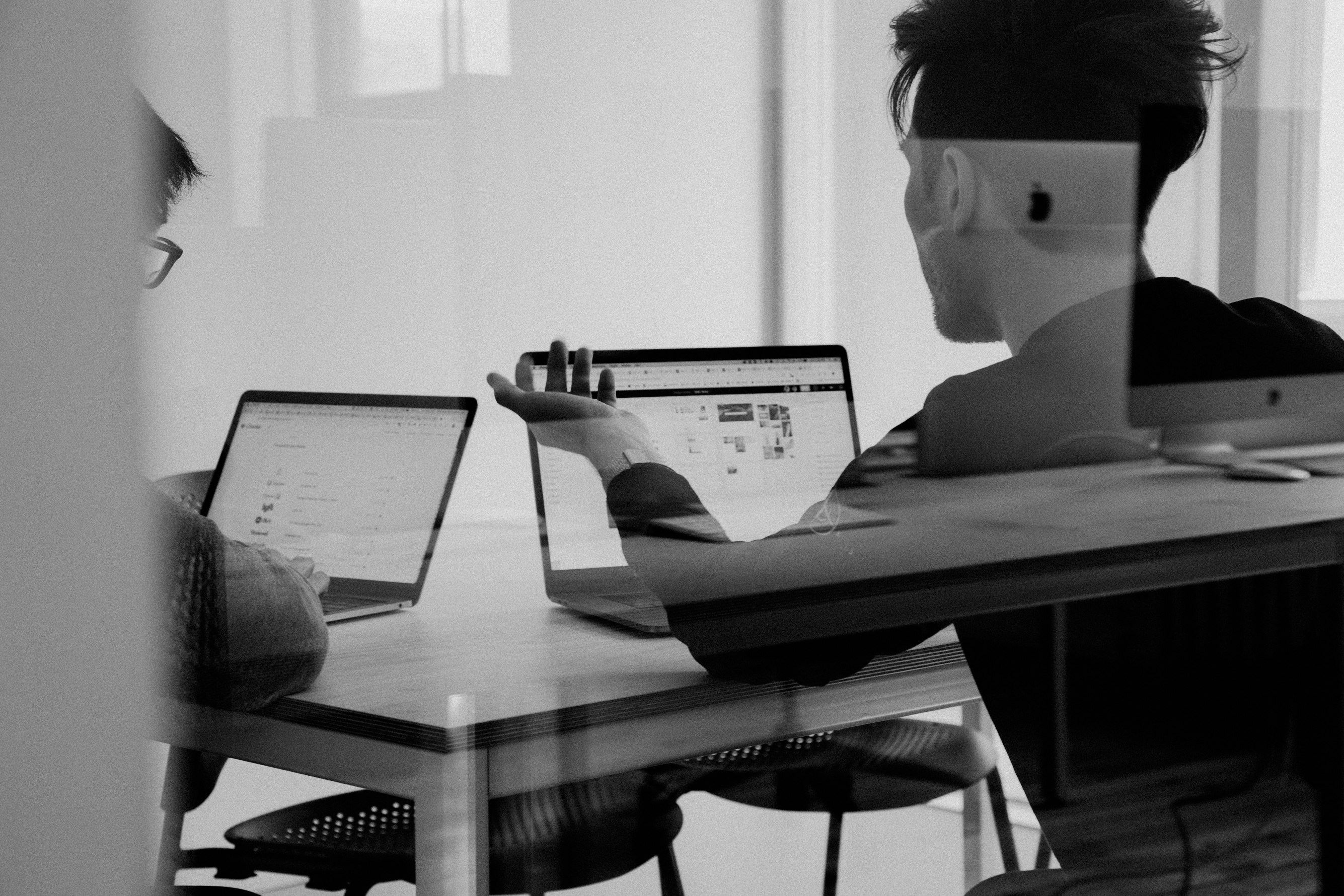 Peak Creative team collaborating on software development